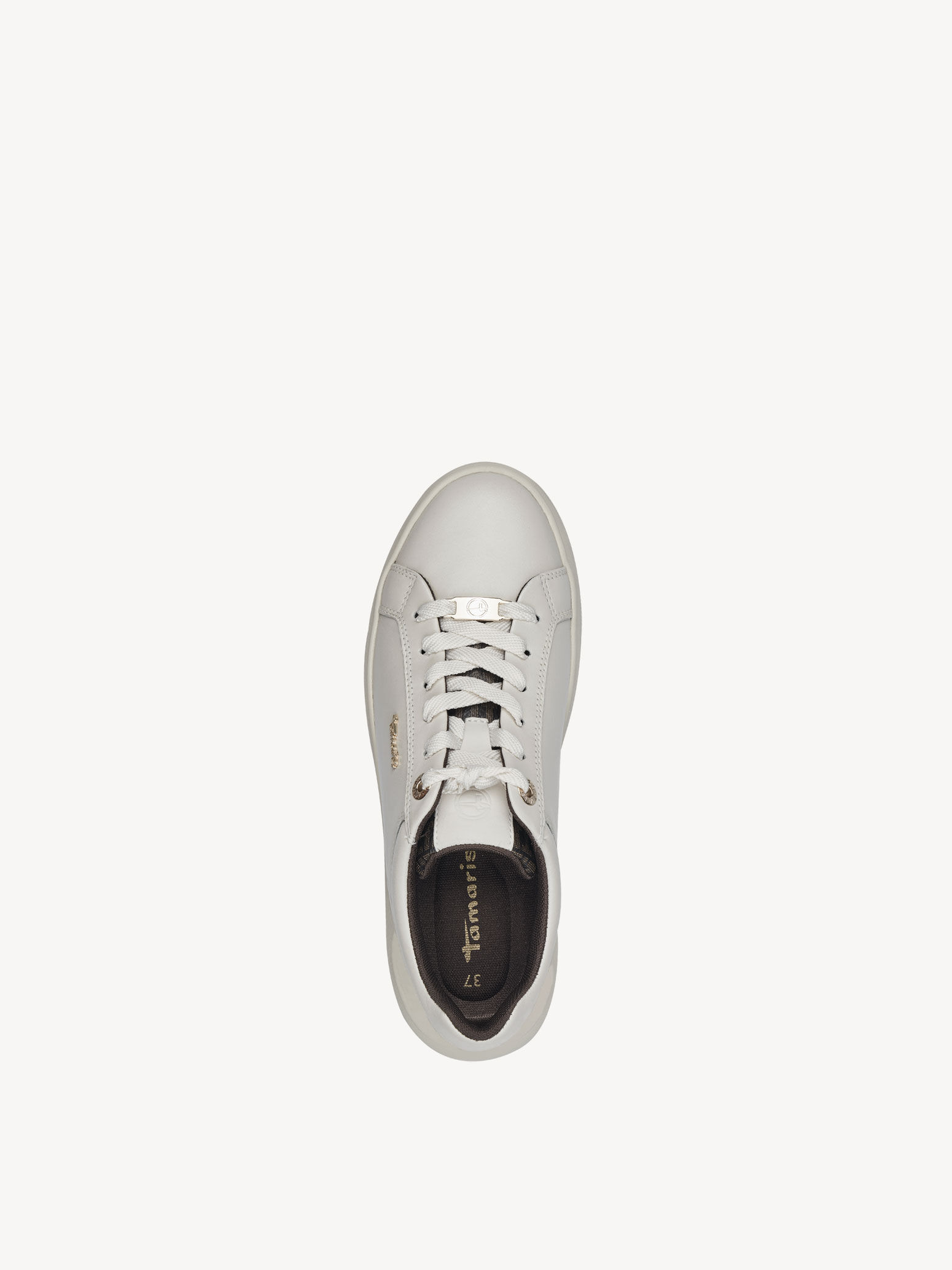 Basket en cuir - blanc