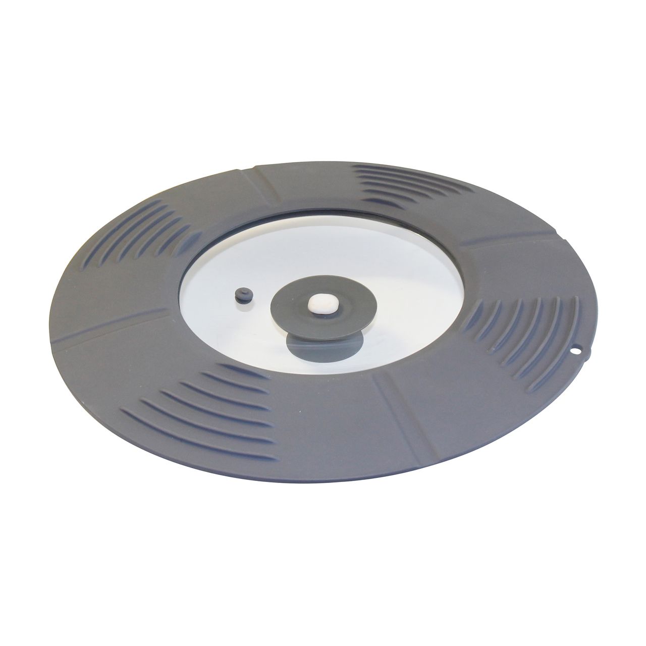 STONELINE® Universal Glasdeckel, mit Silikonrand, für 16/18/20/22/24/26/28 cm