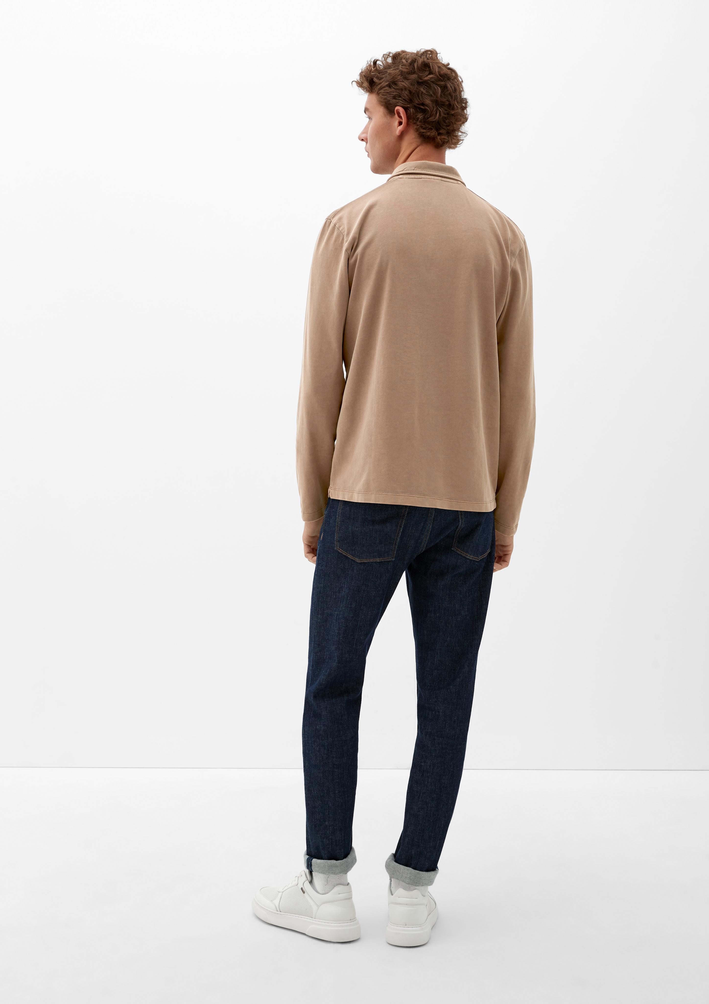 Langarmshirt mit Kragen  2118481-8592