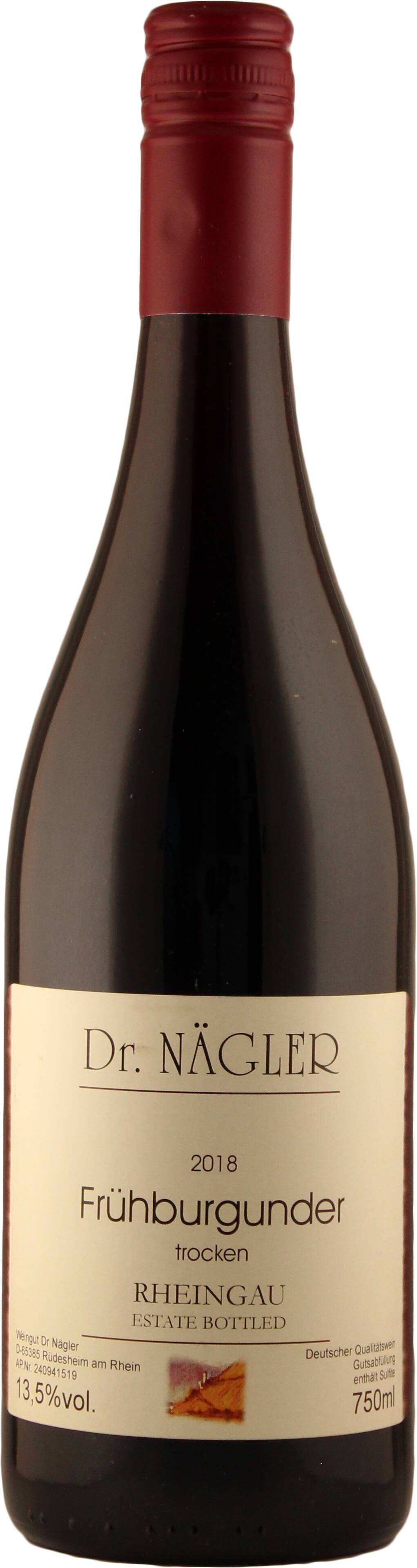 Weingut Dr. Nägler Frühburgunder Rotwein 2018