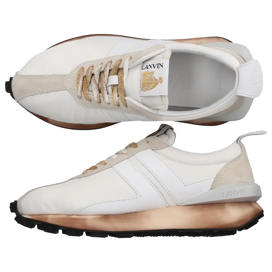 Lanvin - Sneaker low NYLON RUNNING Nylon - weiß