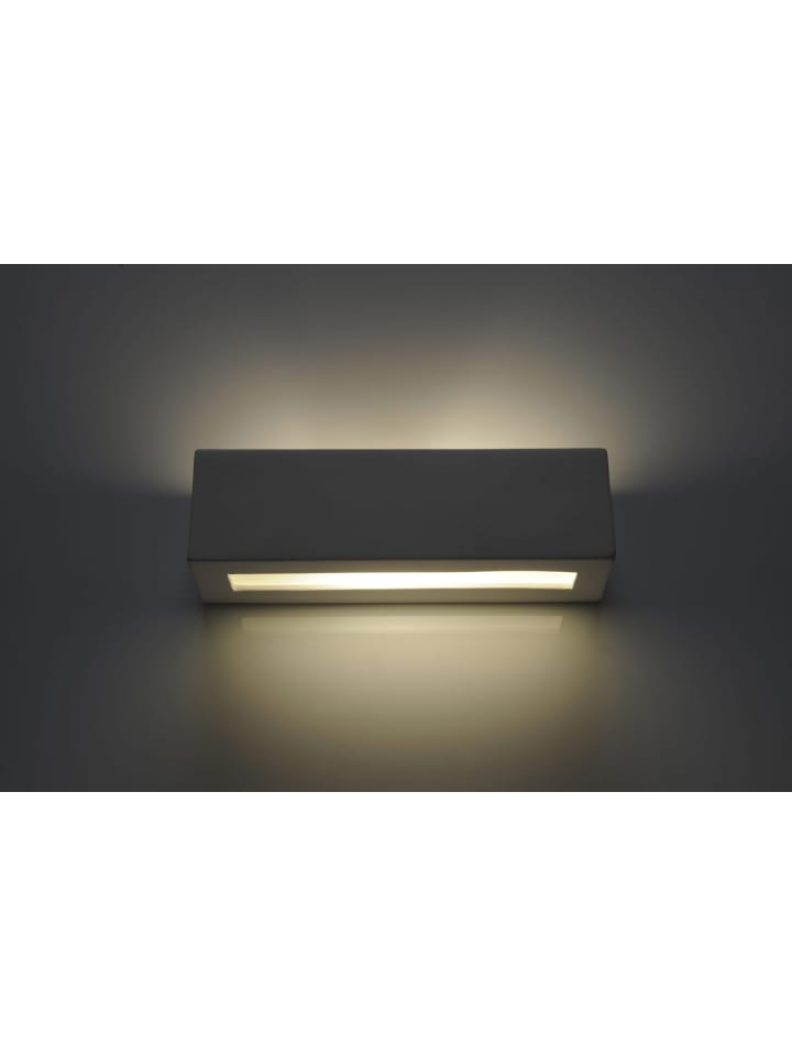 Nice Lamps Wandleuchte VEGA in Keramik weiß rechteckig moderne lampe E27 LED NICE LAMPS günstig kaufen onesize