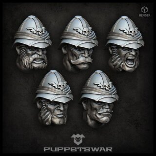 Colonial Troopers Heads (5)