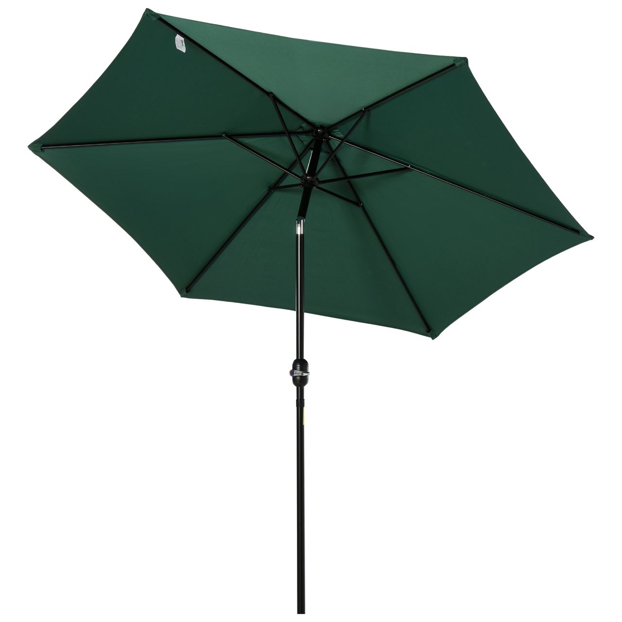 Outsunny Sonnenschirm Knickschirm Gartenschirm Marktschirm Handkurbel