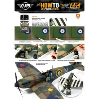 AK Weathering - Paneliner for brown and green camouflage (35ml)