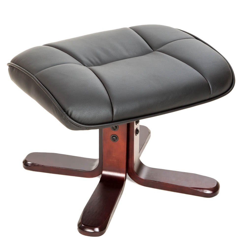 tectake Relaxsessel TV Fernsehsessel mit Hocker Modell 1