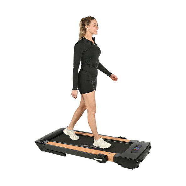 Laufband und Walking Pad 2 in 1 S, Holzoptik