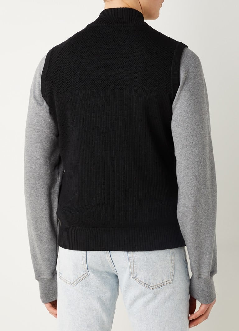 Γιλέκο Canada Goose Hybridge Fine Knit από μαλλί με καπιτονέ μπροστινό μέρος