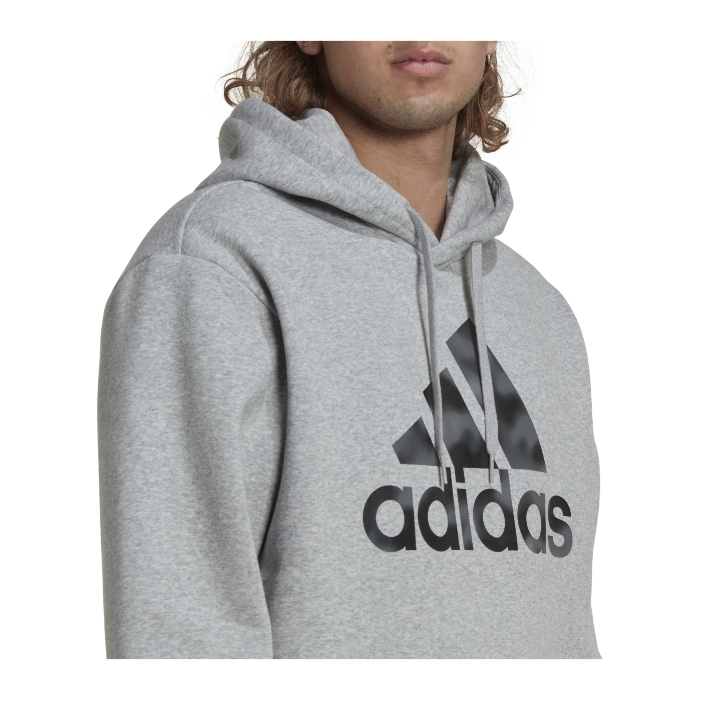 adidas Camo Hoody Grau Weiss