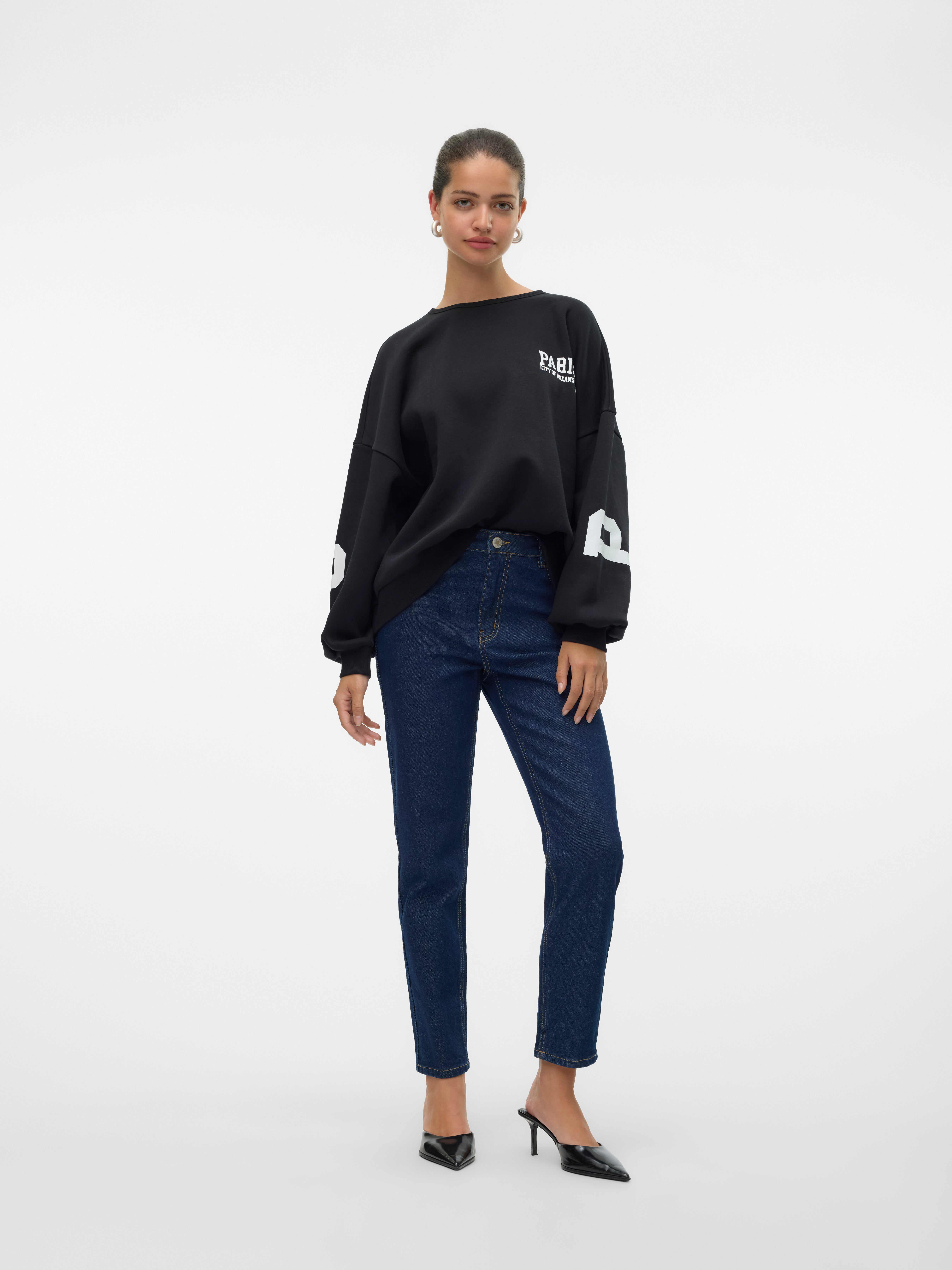 VMBRENDA Hohe Taille Gerade geschnitten Jeans