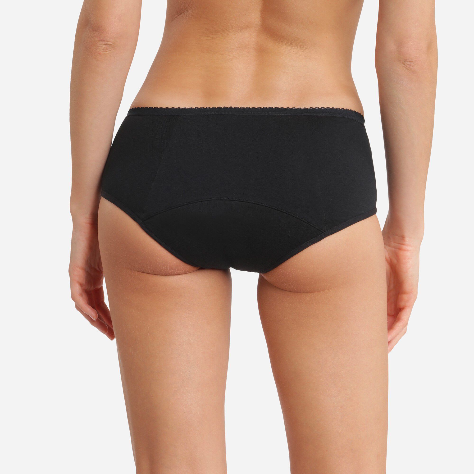 Shorty menstruel lavable en coton bio(1) flux abondant Dim Protect