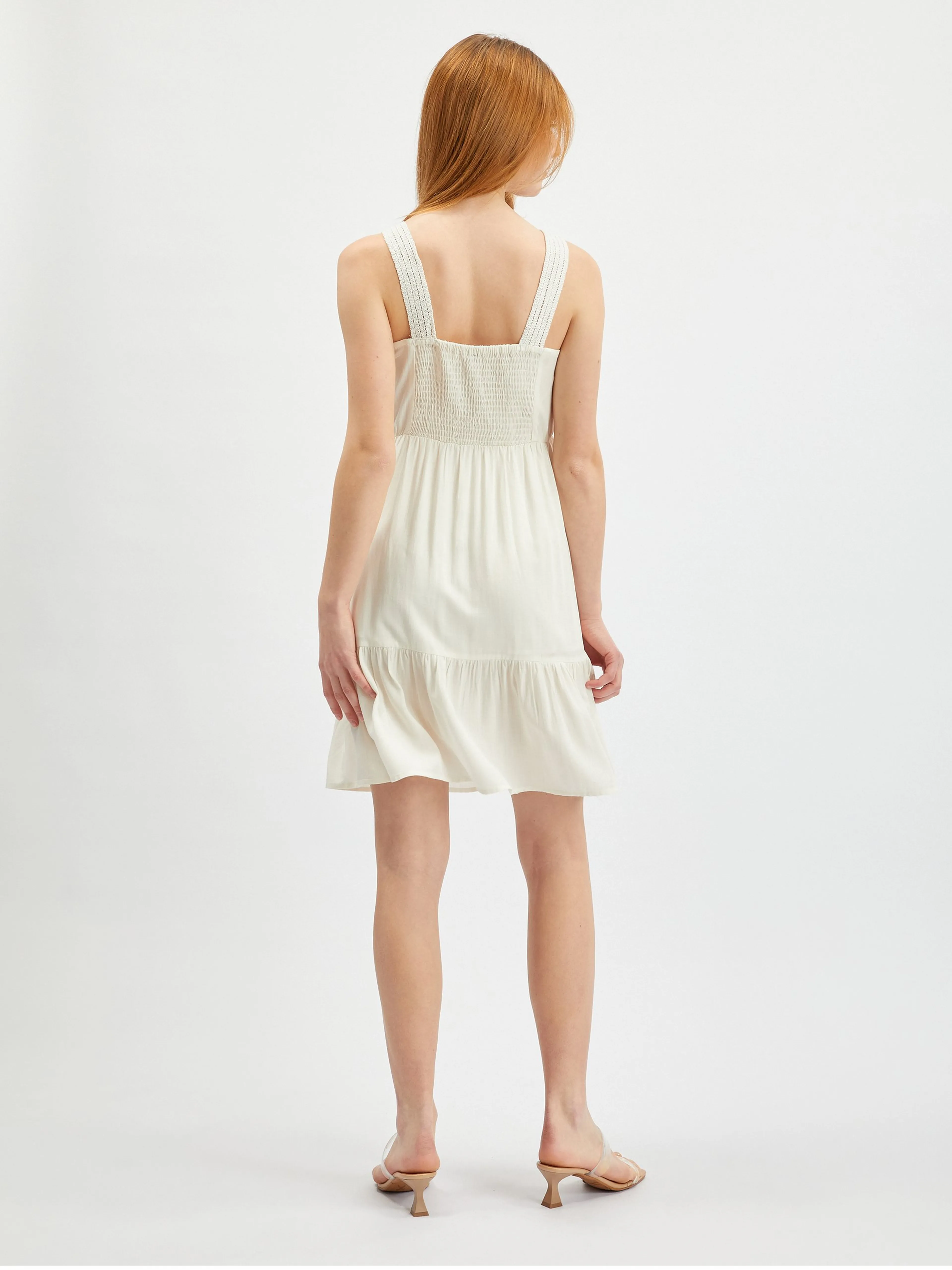 Cremefarbenes Damen-Kleid ORSAY