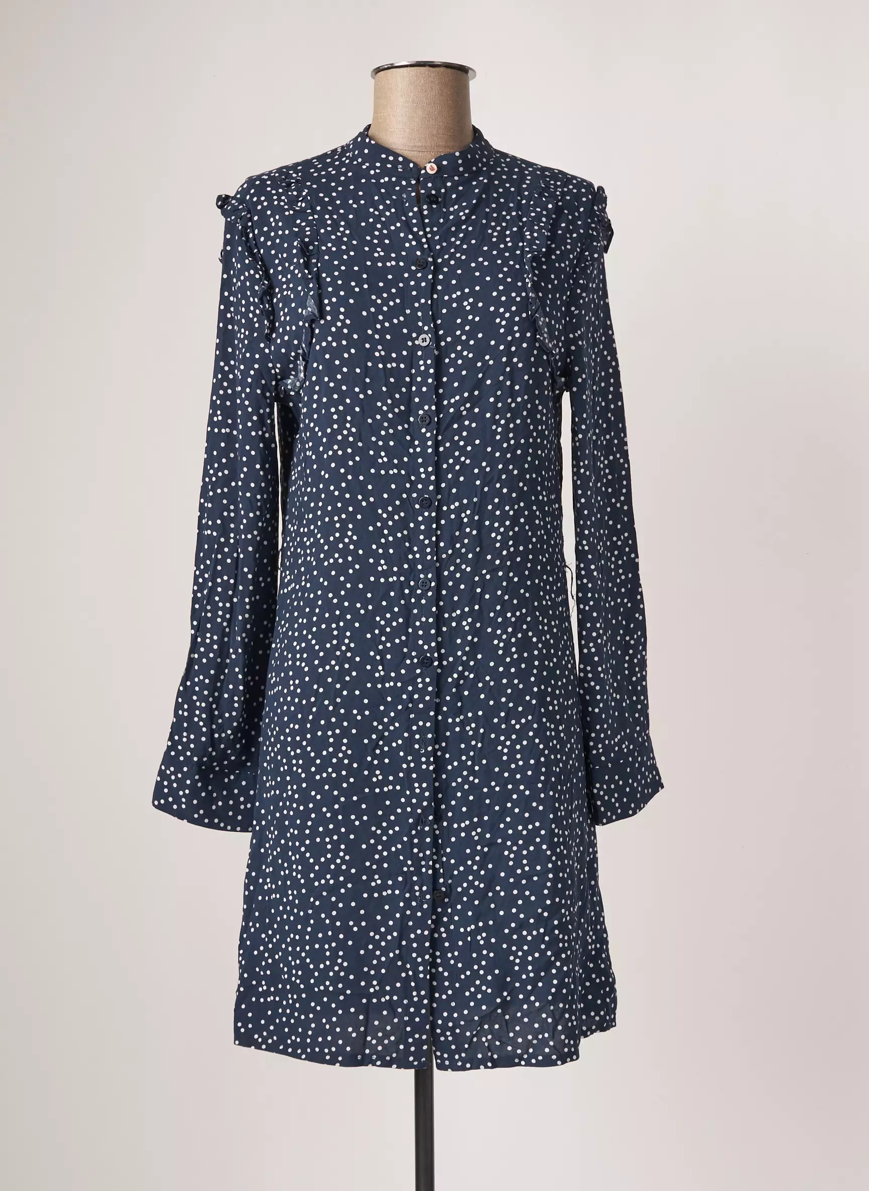 Clouds Of Fashion Robes Mi Longues Femme couleur bleu