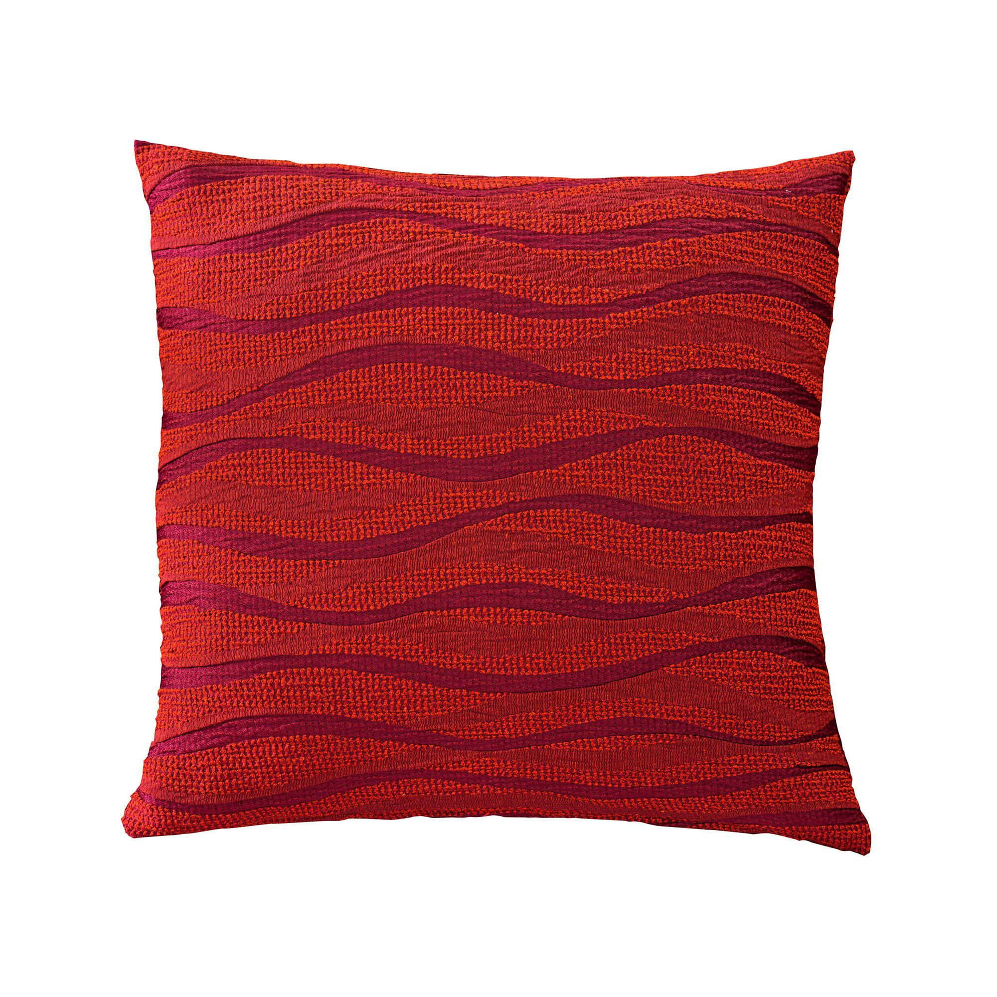 Housse coussin jacquard imprimé