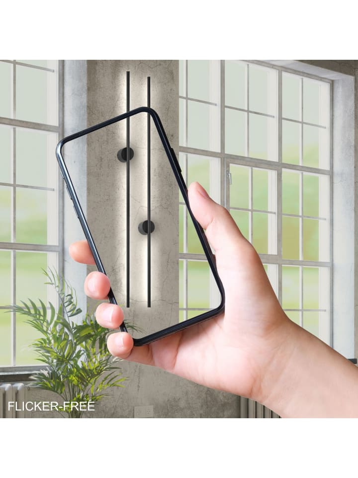 Licht-Erlebnisse Wandlampe EEK E in Schwarz günstig kaufen onesize