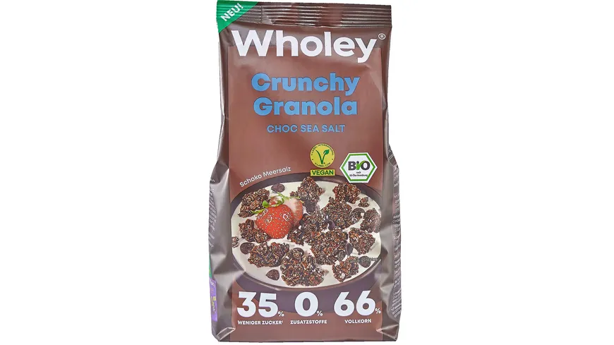 Wholey Bio Choc Sea Salt Granola 300 g