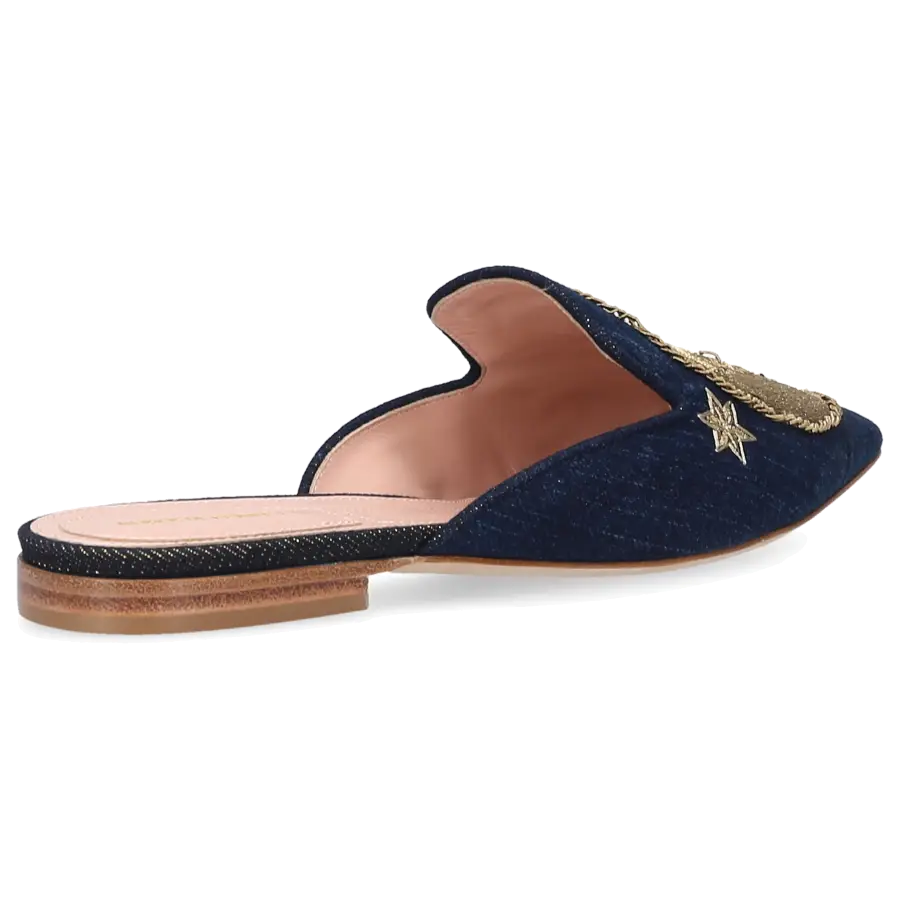 Alberta Ferretti - Pantoletten MIA SUN MOON Denim - blau