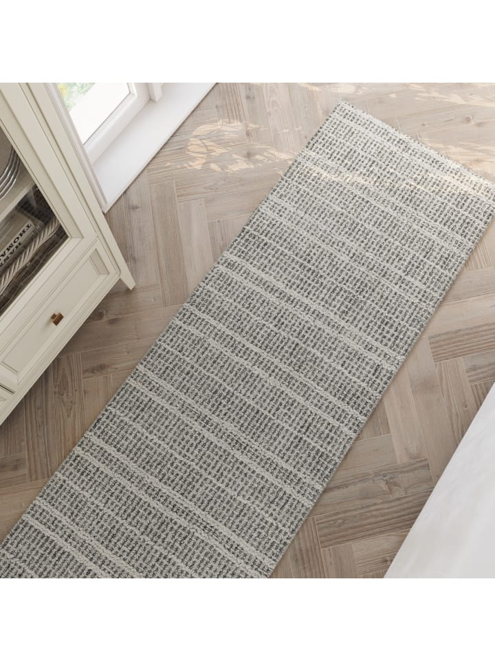 Wecon Home Läufer Hamptons FORTYFIVE in grau-creme-weiß günstig kaufen