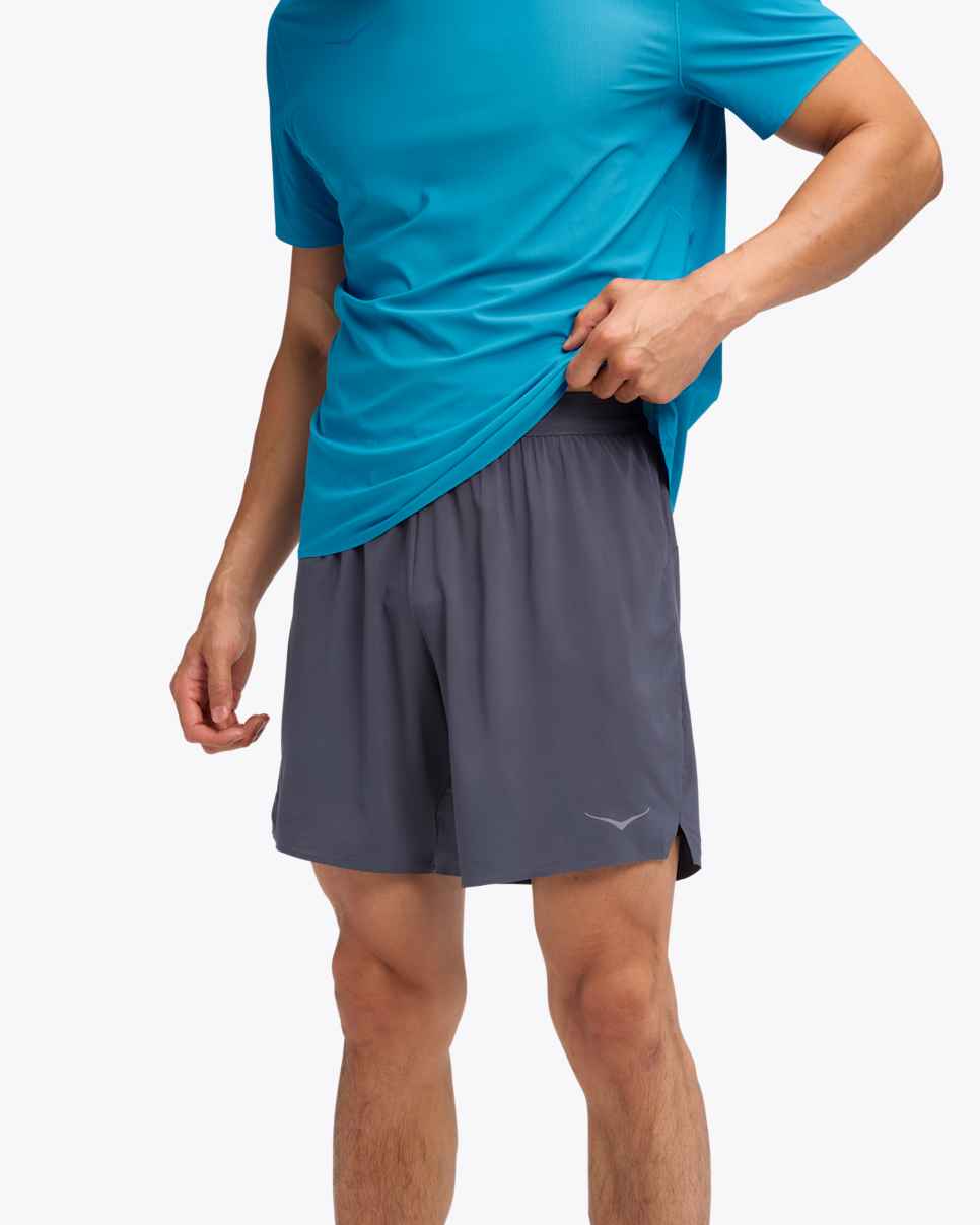 Glide 7-tommers shorts 2-i-1 Charcoal Grey