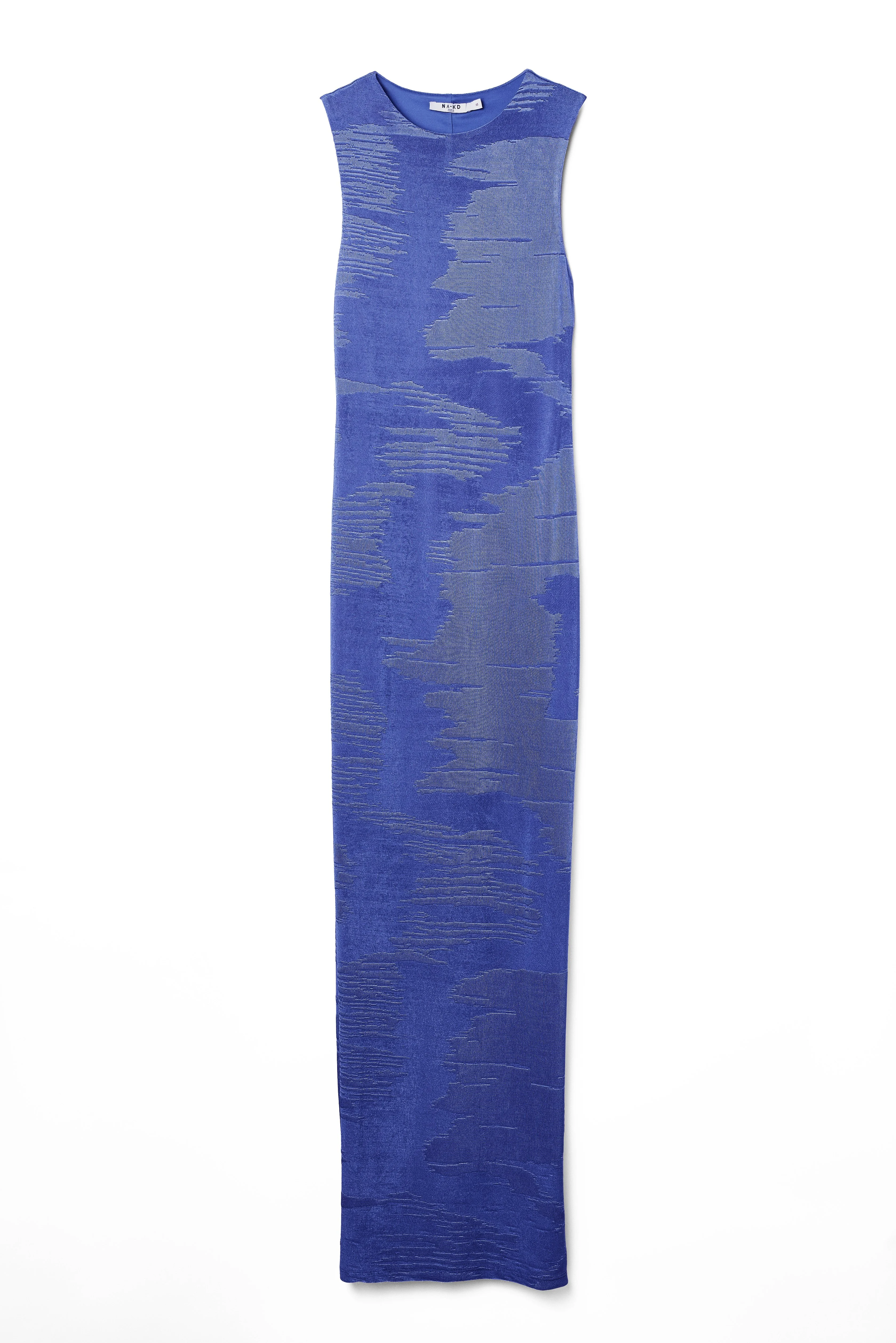 Strukturiertes Maxikleid