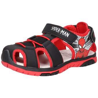 Spiderman Sandale in schwarz