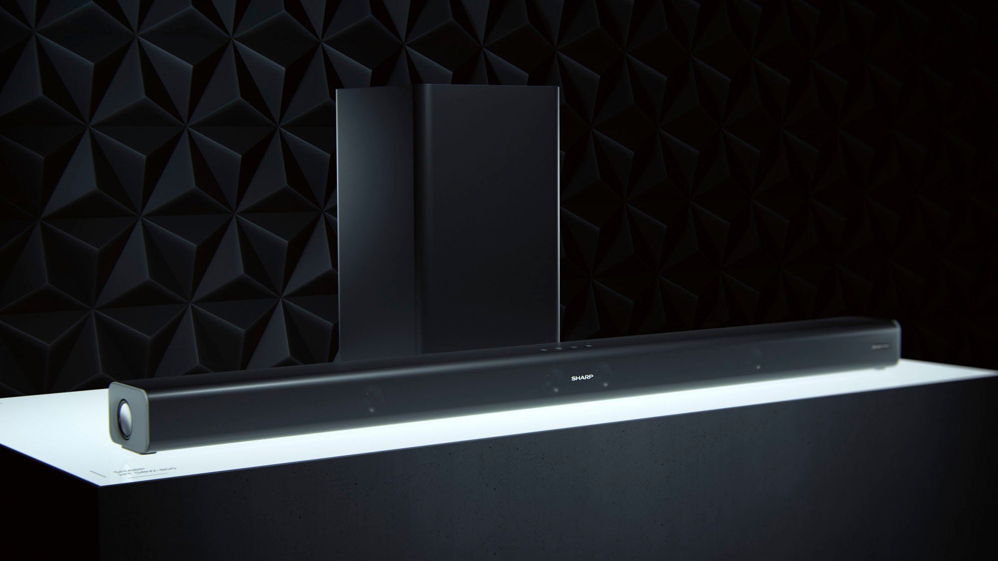 Sharp HT-SBW800 5.1.2 Soundbar (Bluetooth, 760 W, mit Dolby Atmos und Drahtlos-Subwoofer)