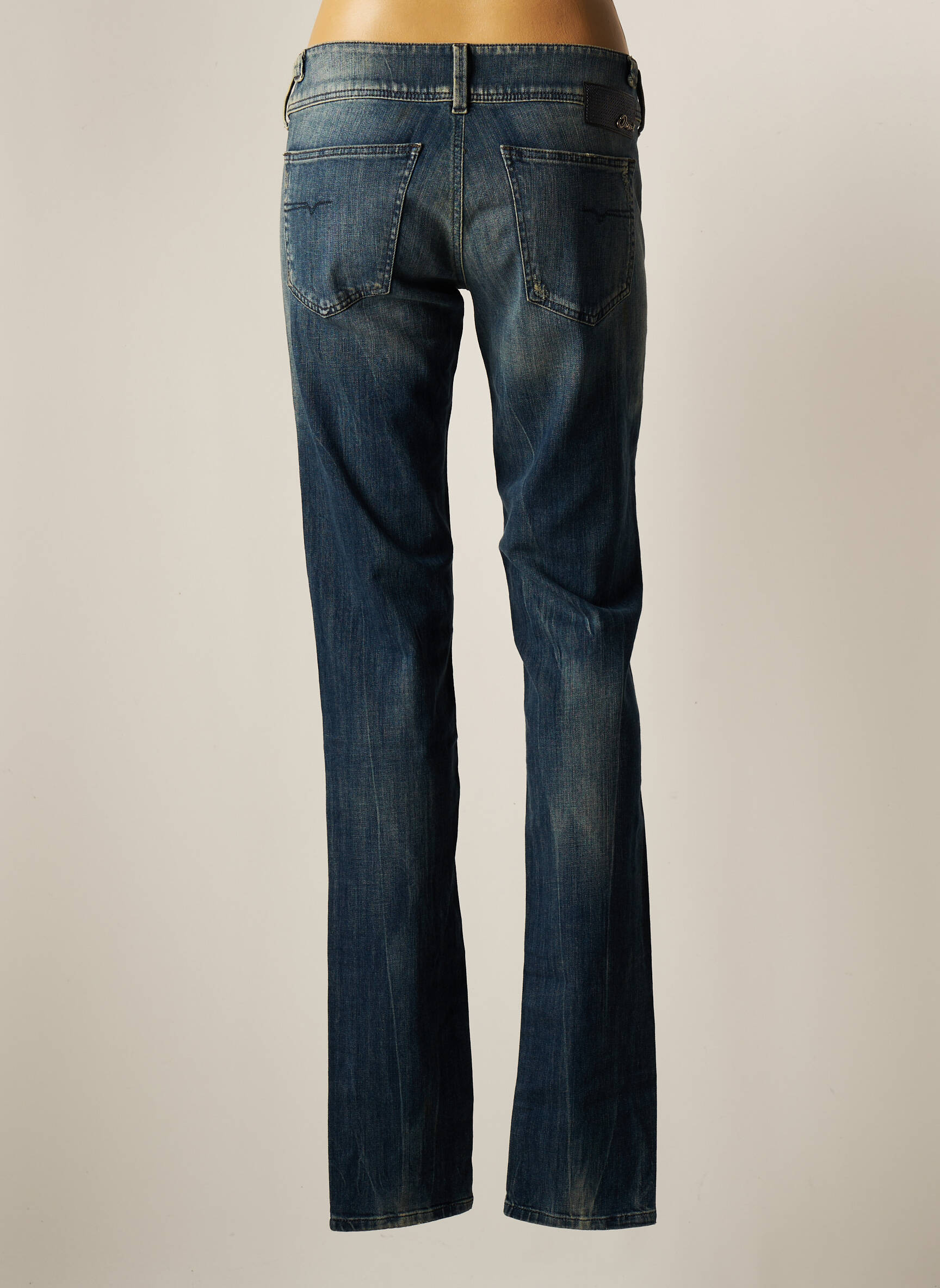 Diesel Jeans Coupe Slim Femme couleur bleu