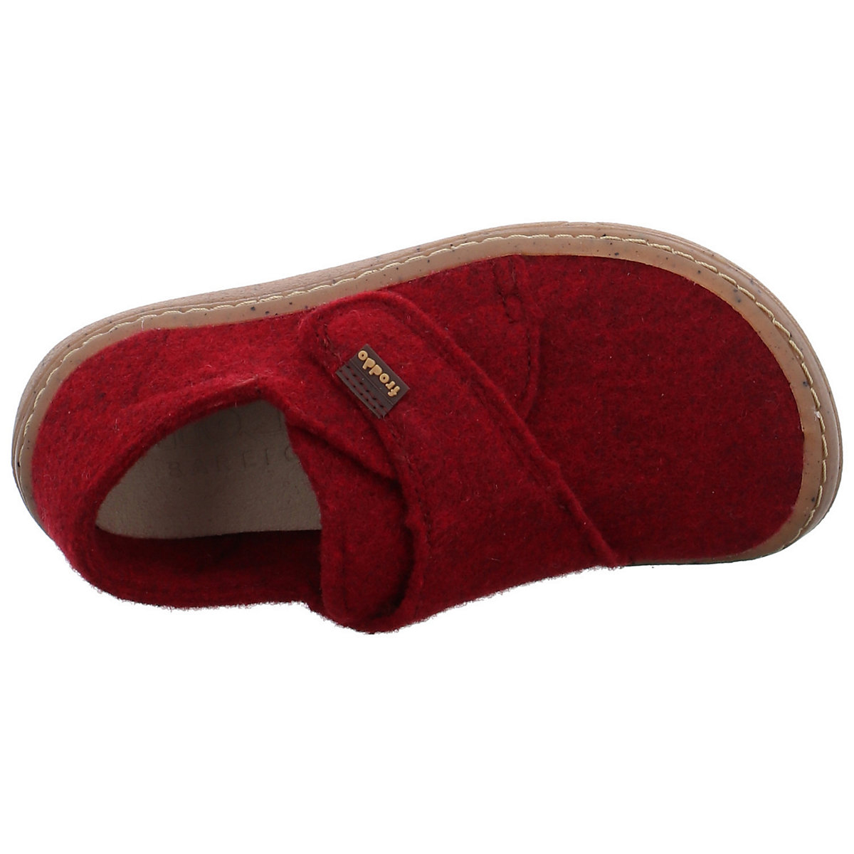 Jungen Hausschuhe Wooly Barefoot Hausschuh Kinderschuhe Textil uni Hausschuhe