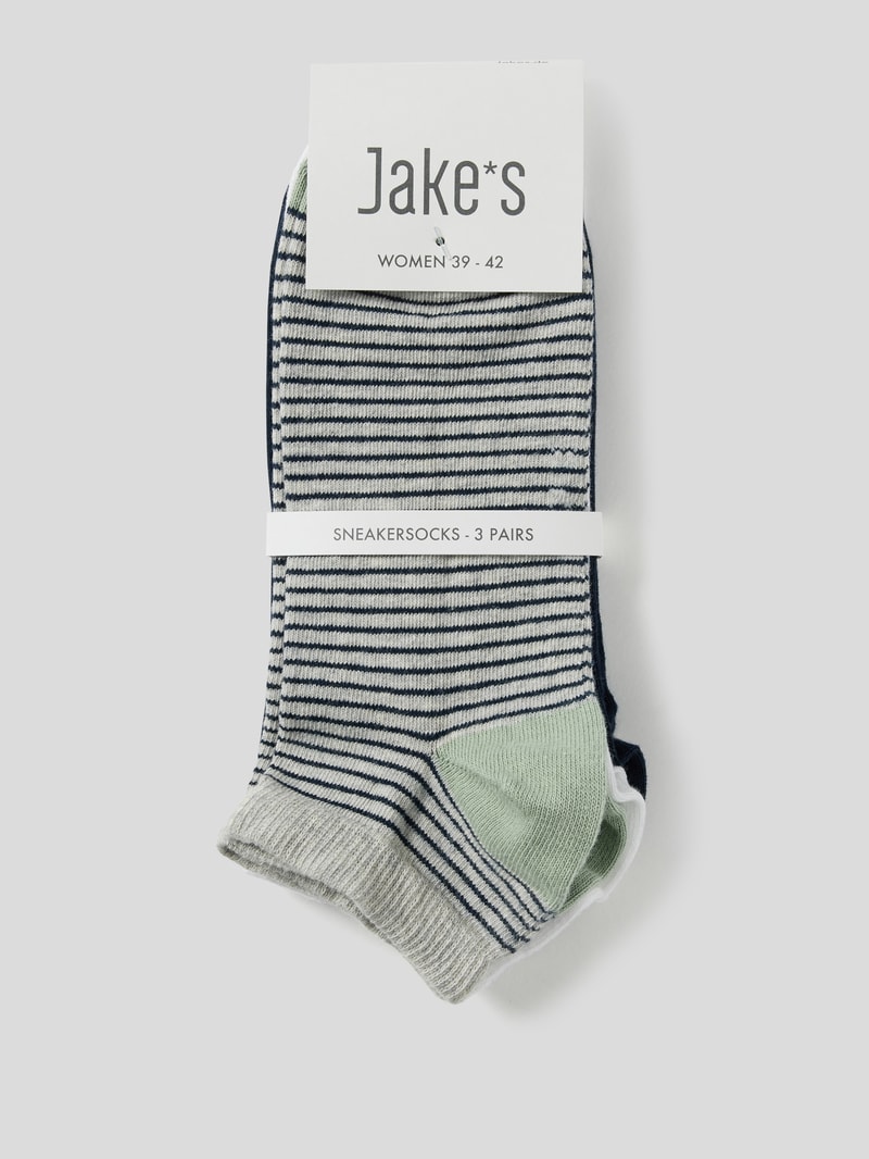 Socken mit Label-Print im 2er-Pack in marineblau