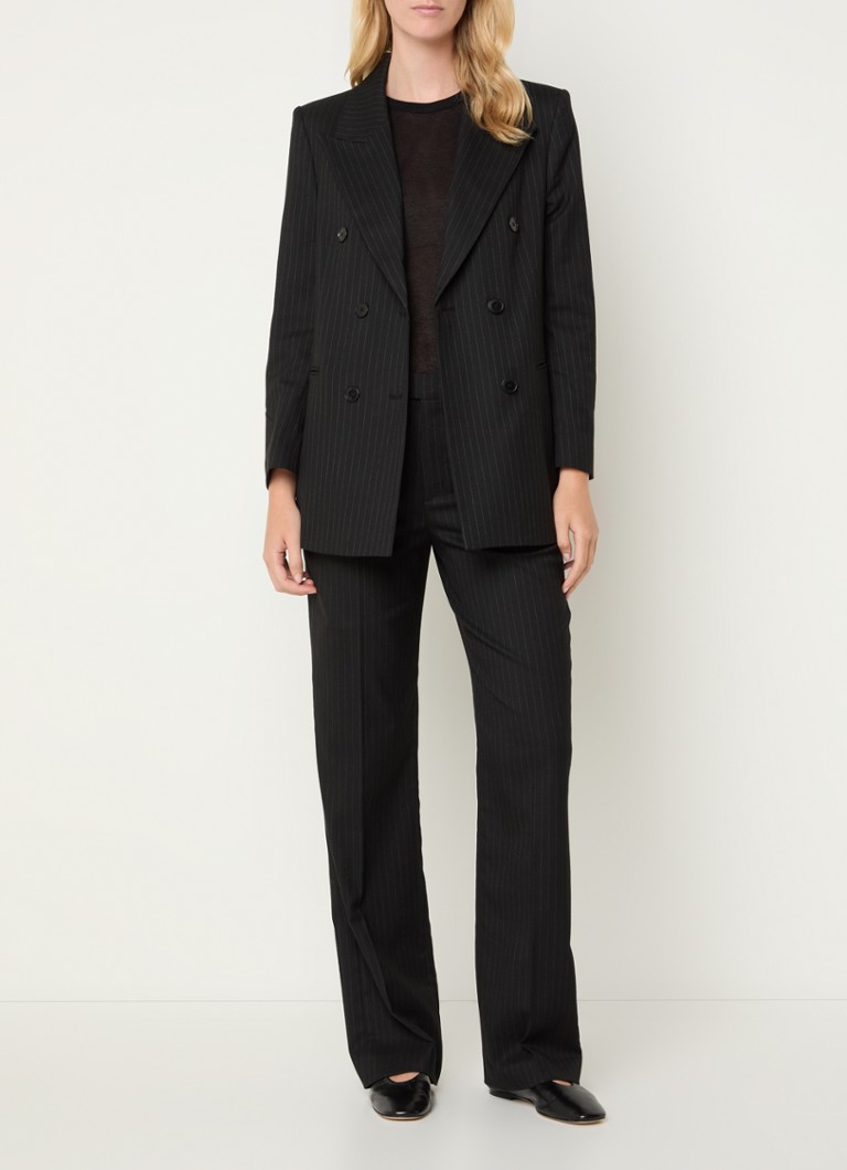 DRYKORN Kempsten double-breasted blazer with pinstripe