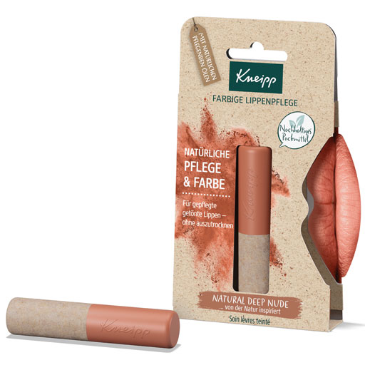 KNEIPP farbige Lippenpflege natural deep nude  3.5 g  Stifte