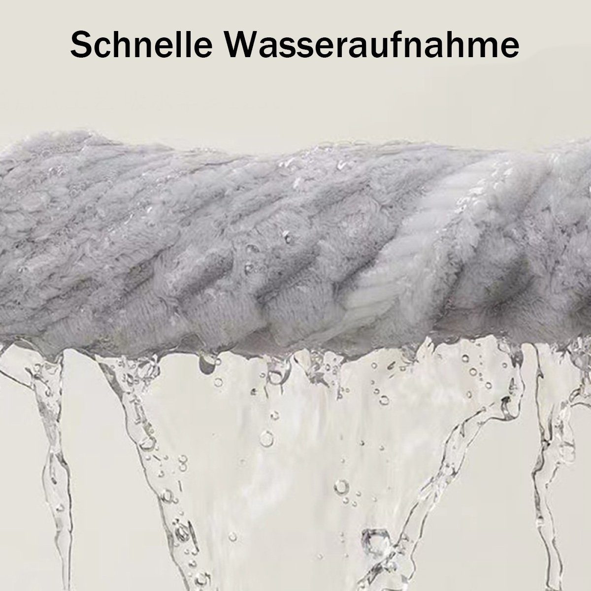 Rwoythk Badetuch Ultraweiches Handtuch Mikrofaser, Korallen-Samt, sehr saugfähig