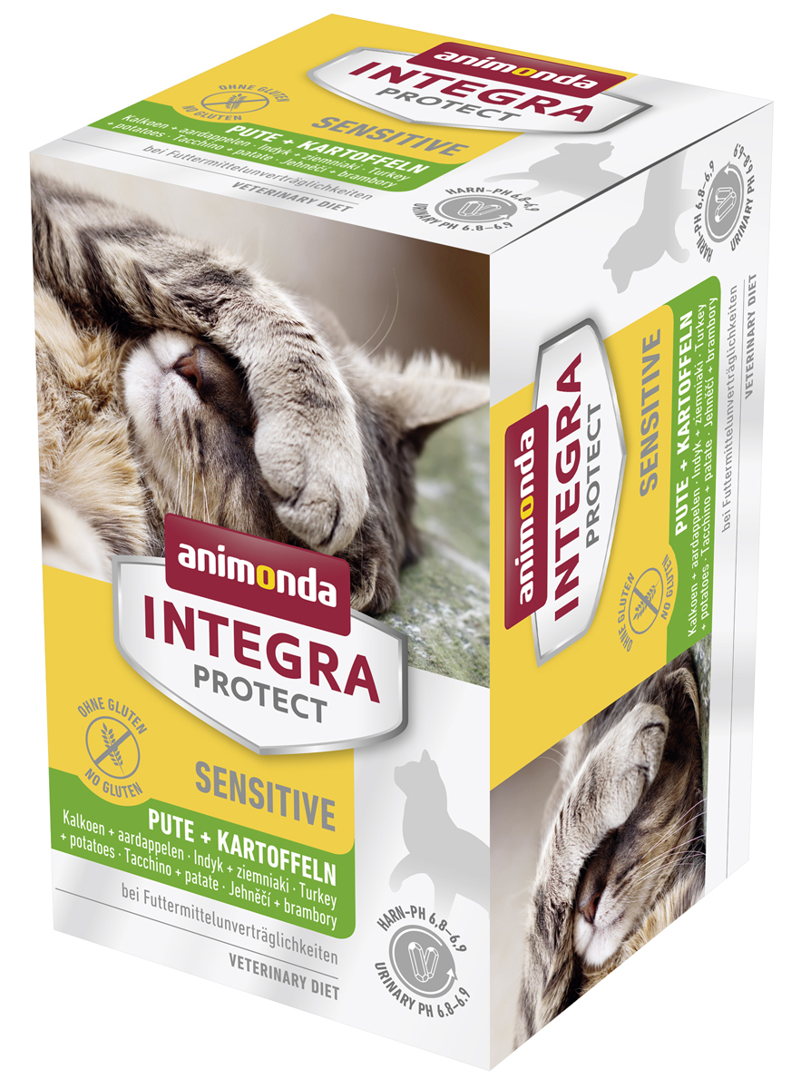 Animonda Hypoallergen Animonda Integra Protect Sensitive 6x100g Pute & Kartoffel