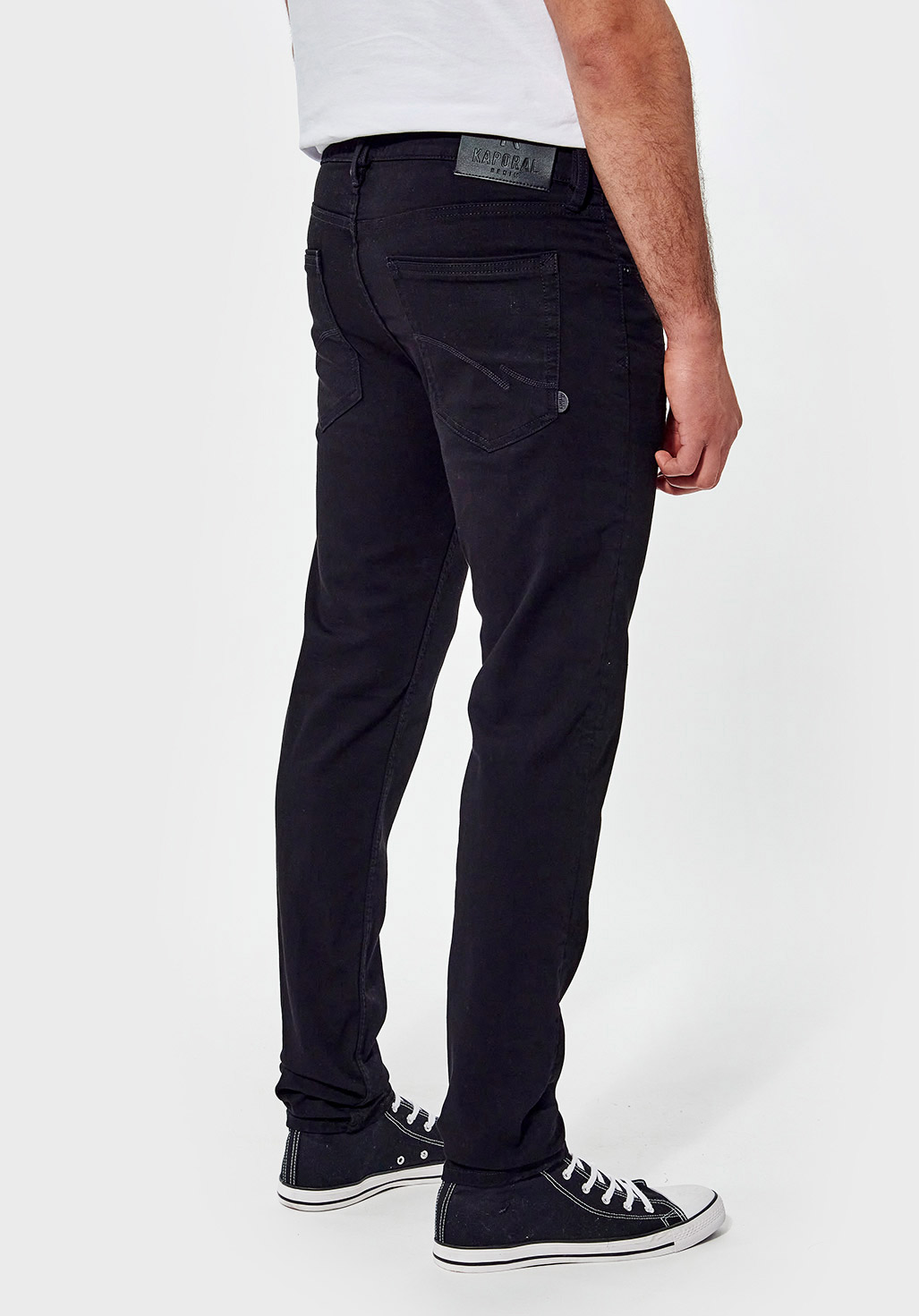 DARKK  Jean slim Homme noir