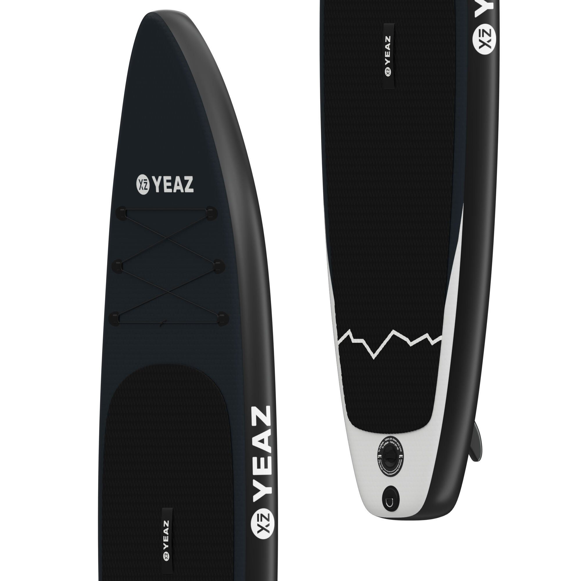 YEAZ Inflatable SUP-Board NALU - AQUATREK - SET sup board und kit, Inflatable SUP Board, (Set), inkl. Zubehör wie Paddel, Handpumpe und Rucksack