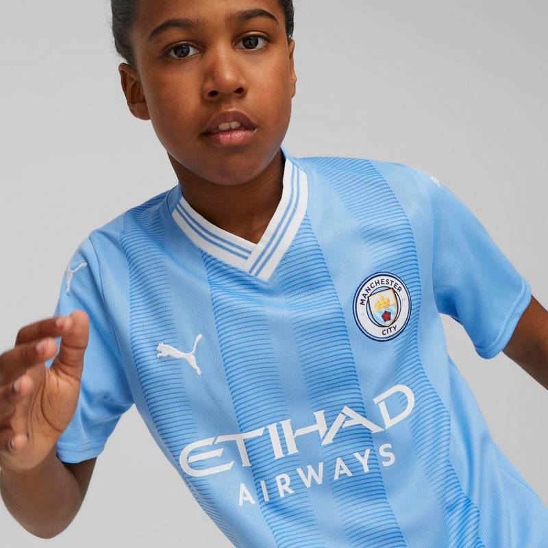 PUMA Manchester City 23-24 Heim Teamtrikot Kinder