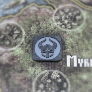 Multicolor Pillage Tokens for Blood Rage - 9 Pieces