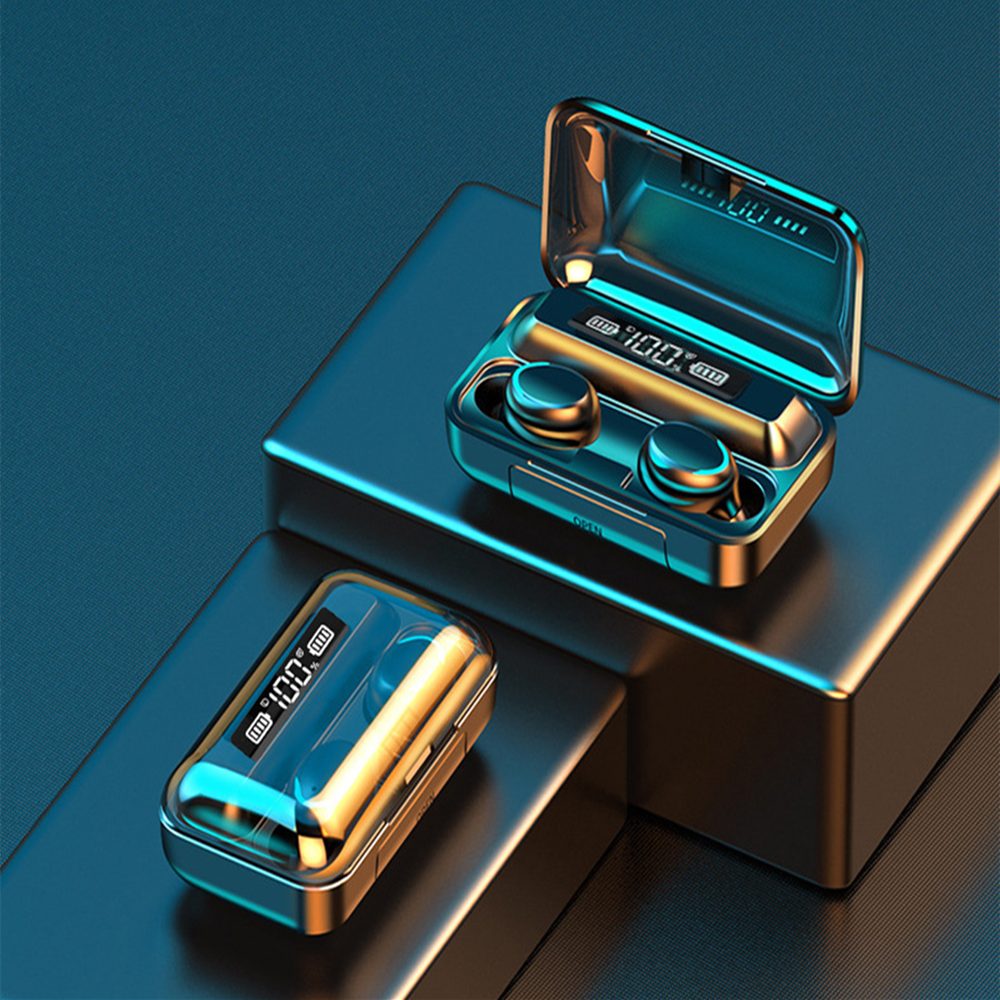 MOOHO True Wireless In-Ear-Kopfhörer mit LED Anzeige Bluetooth-Kopfhörer (Immersiver HiFi Earbuds, Siri, Voice Assistant, Rauschunterdrückung, Bluetooth, Kabellos Ohrhörer)