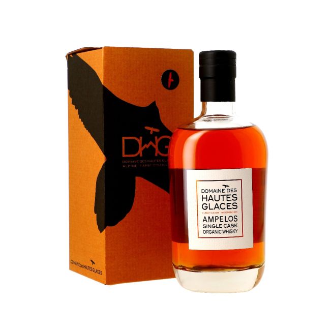 Whisky Single Malt Domaine des Hautes Glaces Single Cask, Ampelos, Climat Vulson 2015 49,5°