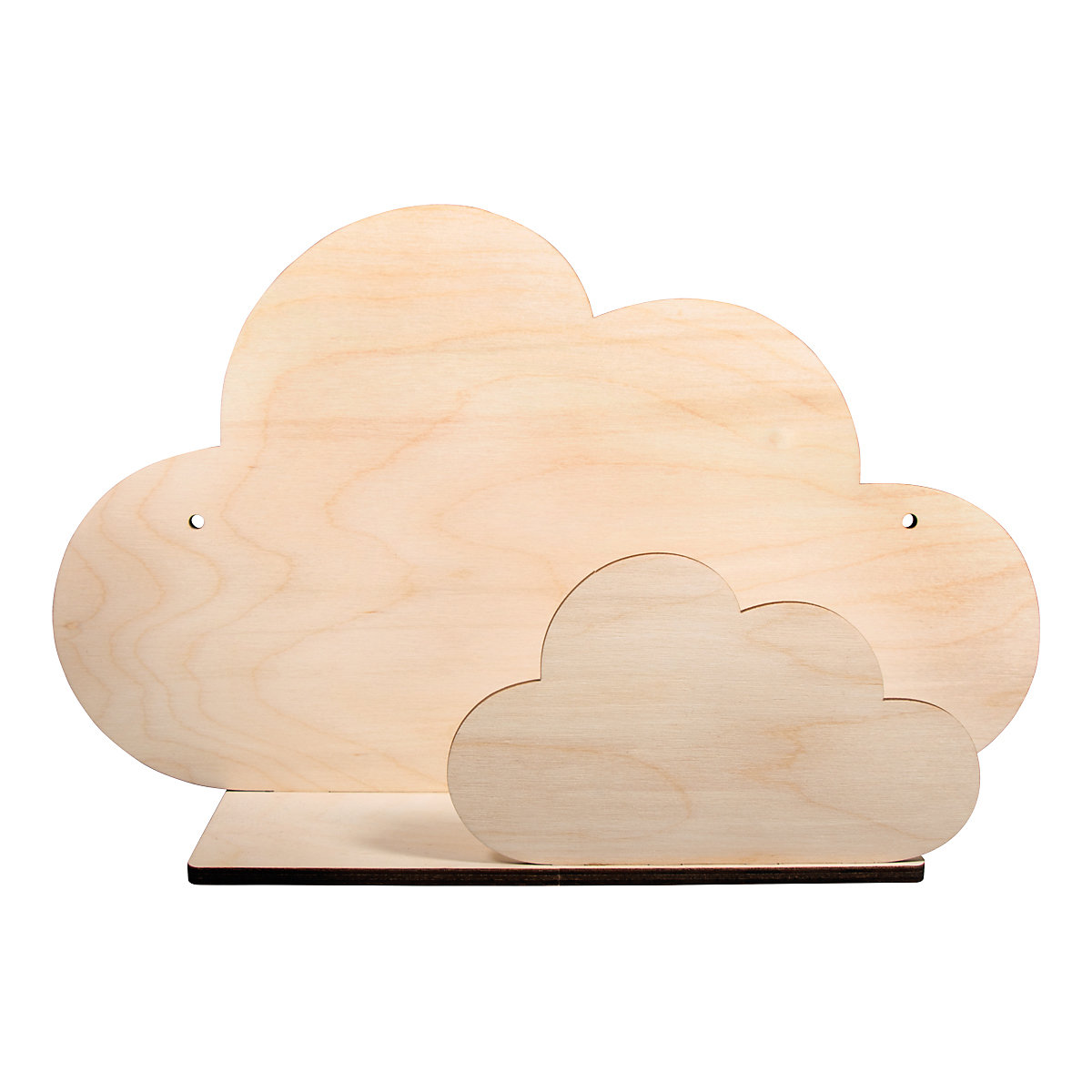 Holzbausatz Regal Wolke, natur, 35x21x10cm, 5-tlg.