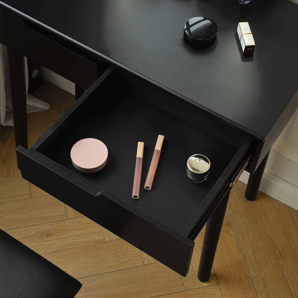 Home Deluxe Schminktisch MIRANDA - Schwarz
