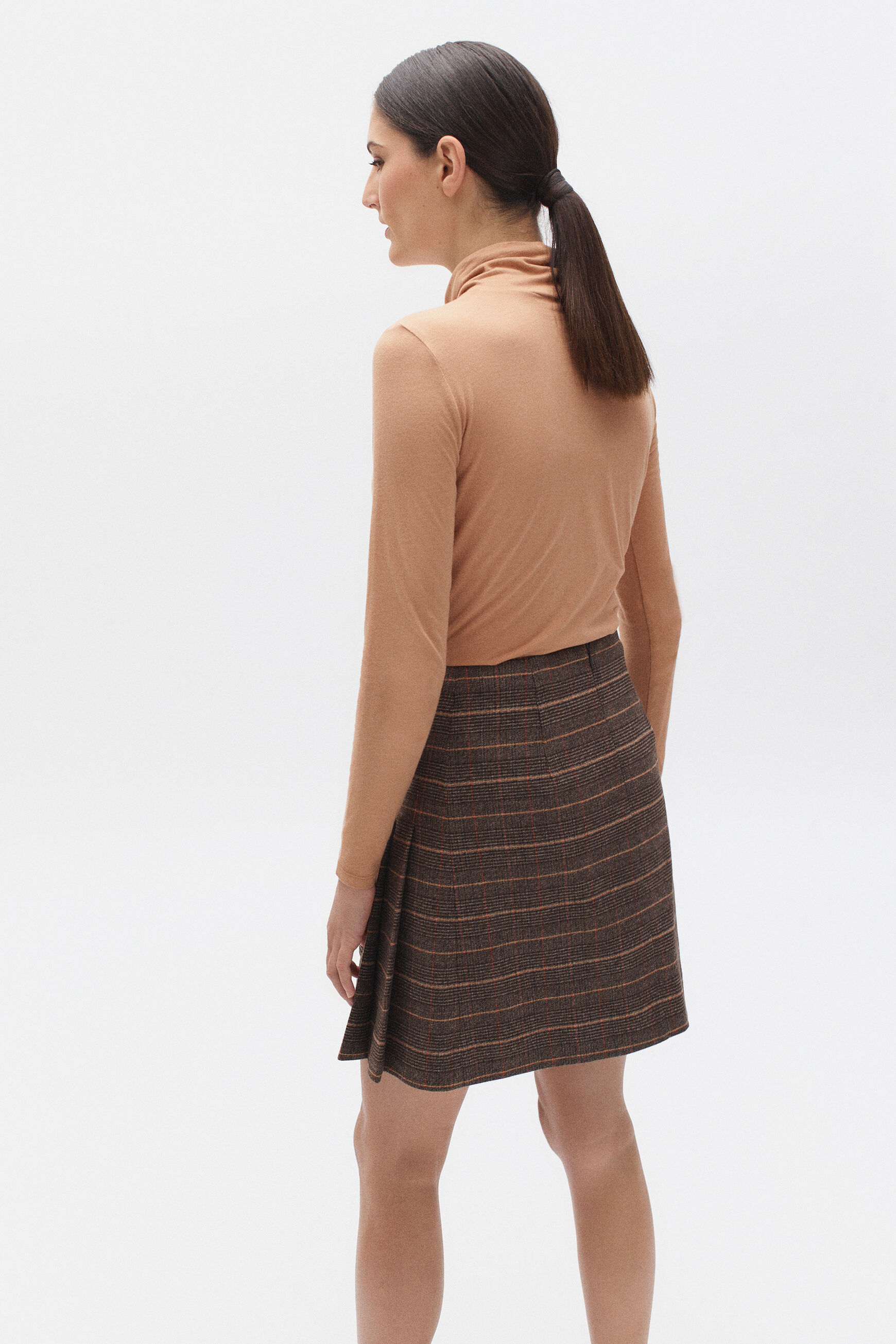 jupe margaret marron fonce femme