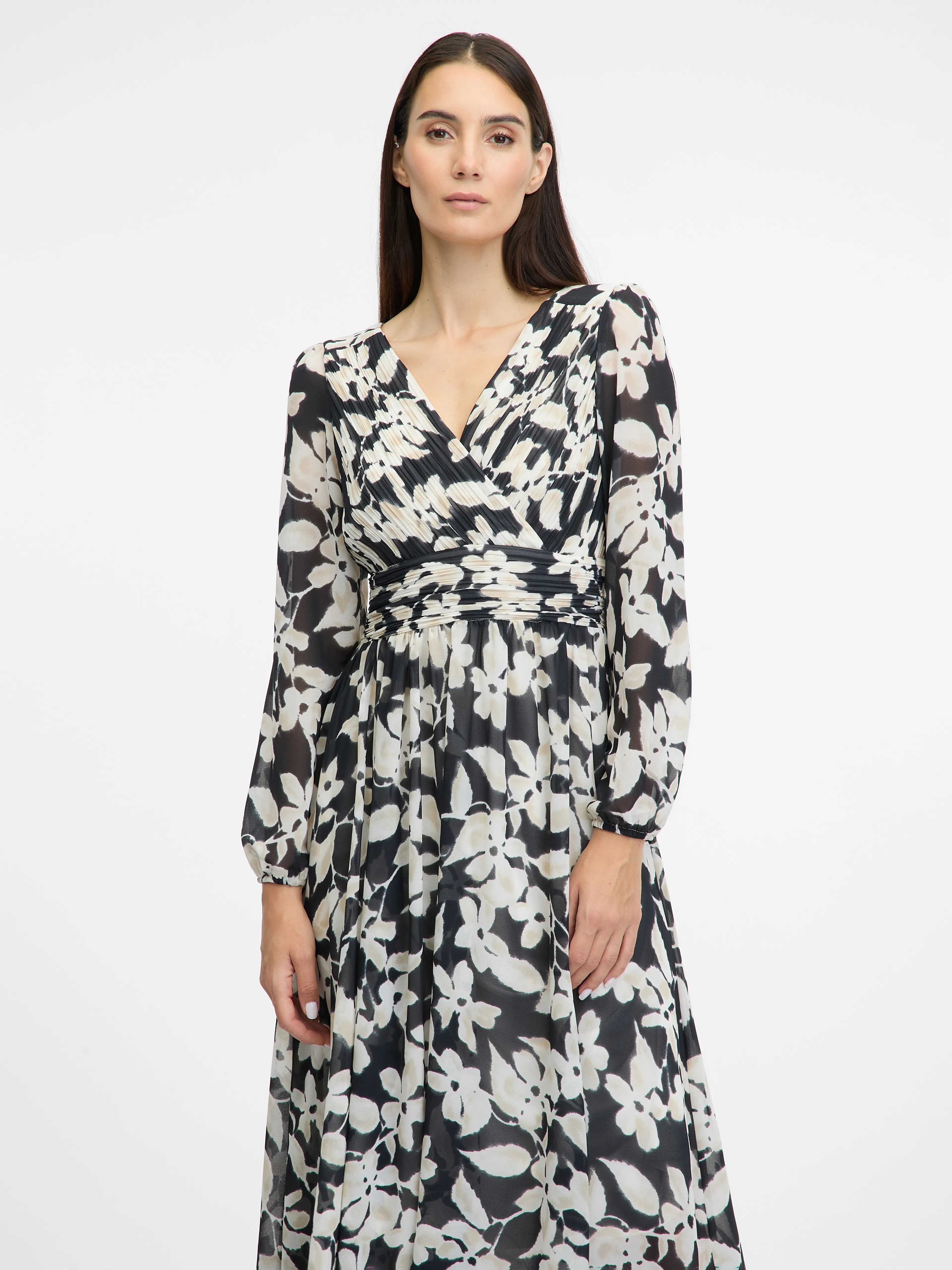 Schwarzes Damen Maxikleid ORSAY