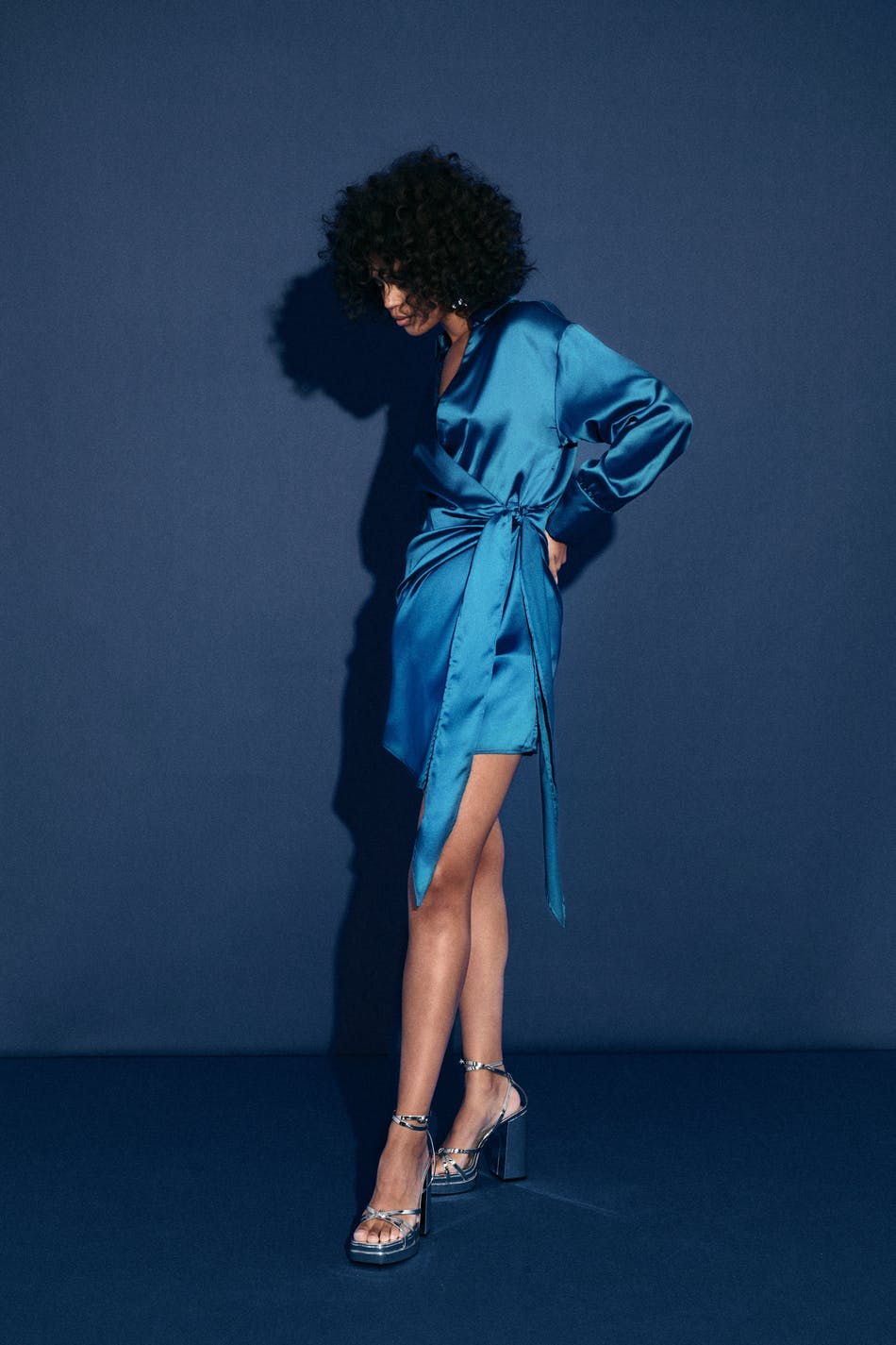 Kim satin dress