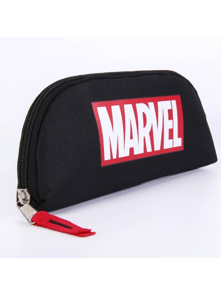 Marvel Marvel Federmäppchen Superhelden Etui für den Schulalltag in Schwarz günstig kaufen 20 cm