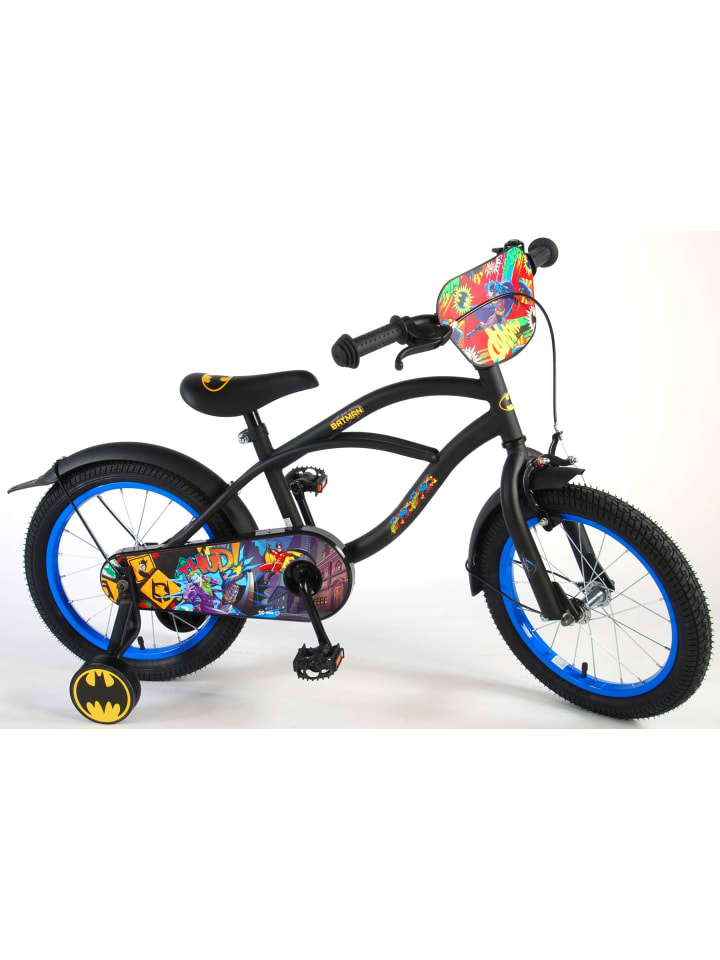 Volare Kinderfahrrad Batman für Jungen 16 Zoll Kinderrad in Schwarz 3 Jahre günstig kaufen onesize