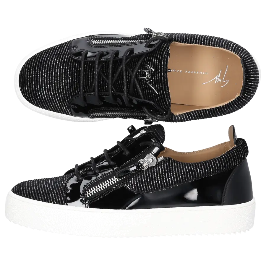 Giuseppe Zanotti - Sneaker low FRANKIE Lackleder - schwarz