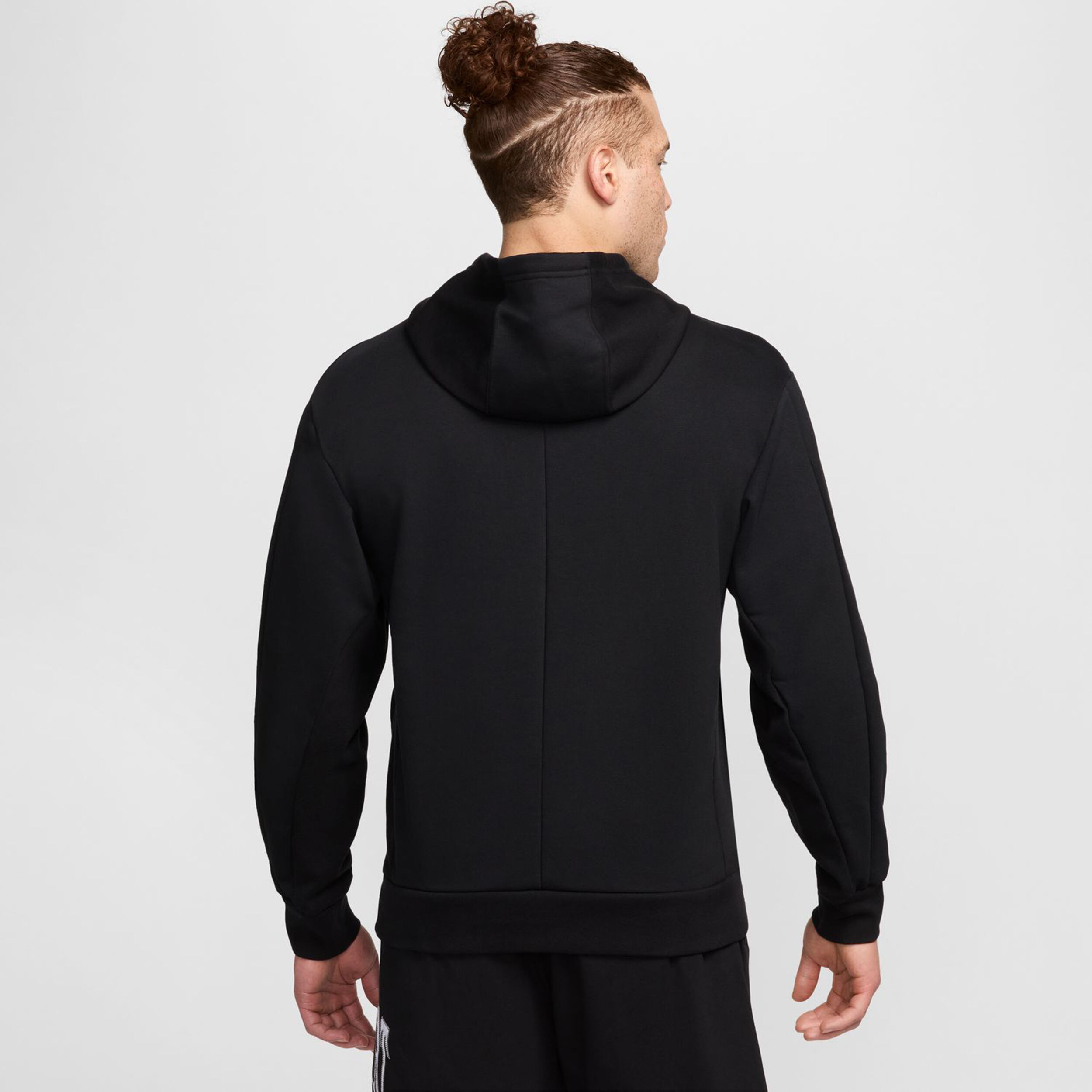 Dri-Fit Fleece Heritage Hoody Herren - Schwarz, Weiß