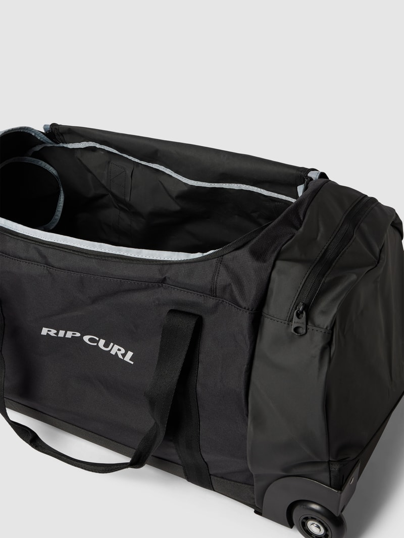 Weekender mit Label-Print in dunkelblau