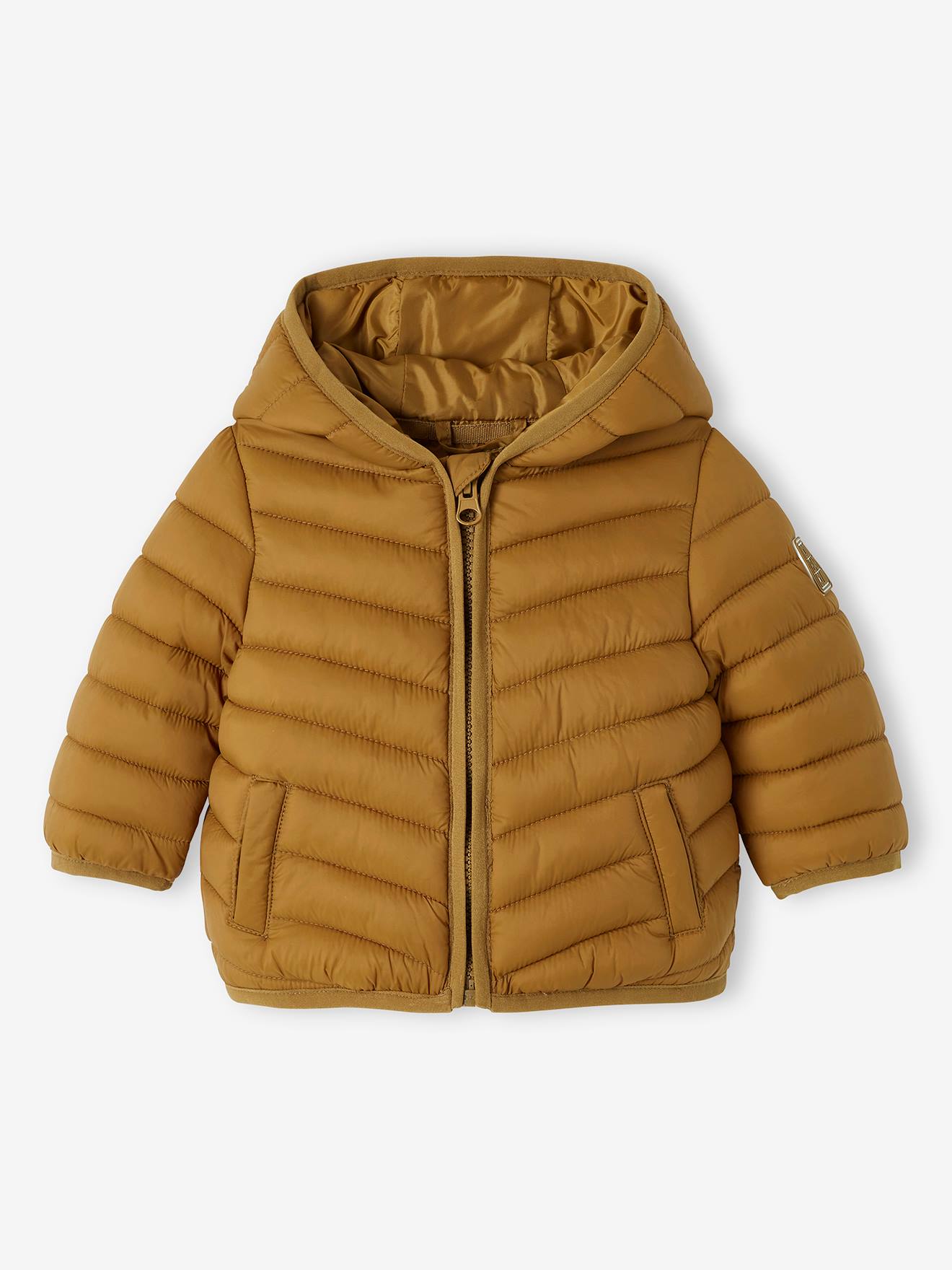 Vertbaudet Baby Light-Steppjacke mit Futter aus Recycling-Polyester - bronze